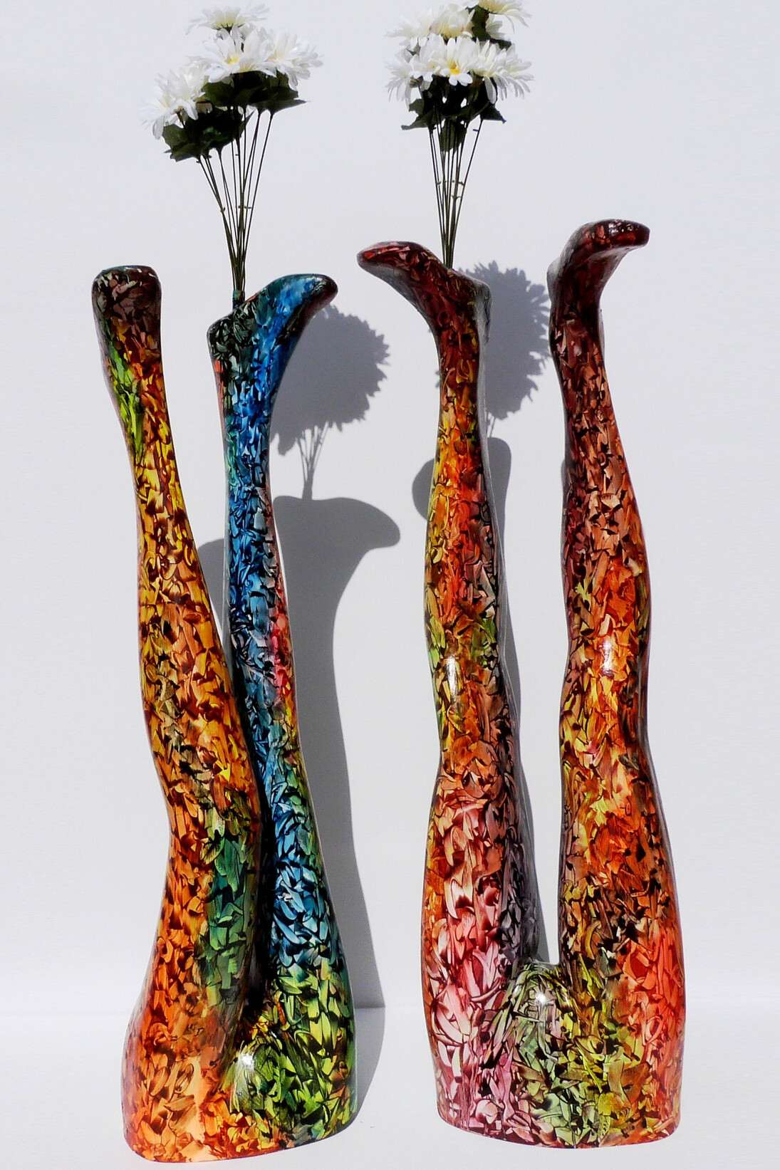 Frank O'Dea, Head over Heels in Love, upcycled mannequins