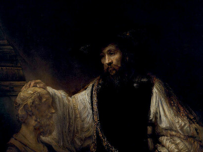 Aristóteles imaginado por Rembrandt 