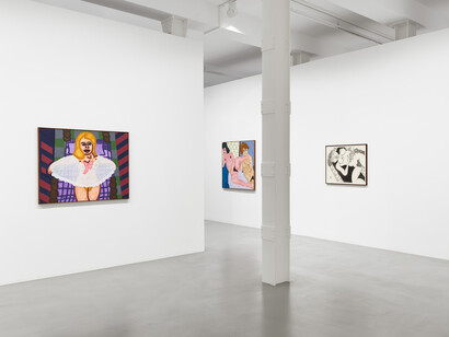 William N. Copley, X-rated, exhibition view. Courtesy of Galerie Max Hetzler