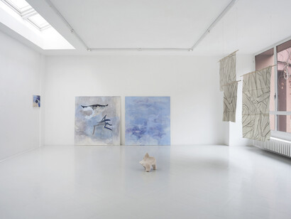 Ilija Wyller, Niels Trannois, Alina Vergnano, Installation View, Studiolo, 2018 - Courtesy Studiolo, Milan, Photo Filippo Armellin