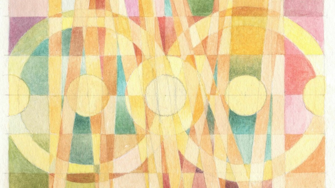 Transition #2 from the ‘Transitions’ series of watercolours by Mark Weighton