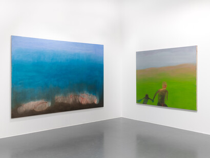 Miriam Cahn, What looks at us, exhibition view. Courtesy of MAAT