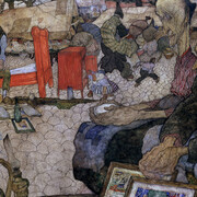 Jules De Bruycker, Le vieux marché à Gand, 1923. Avec l'aimable autorisation du Musée des Beaux-Arts de Gand