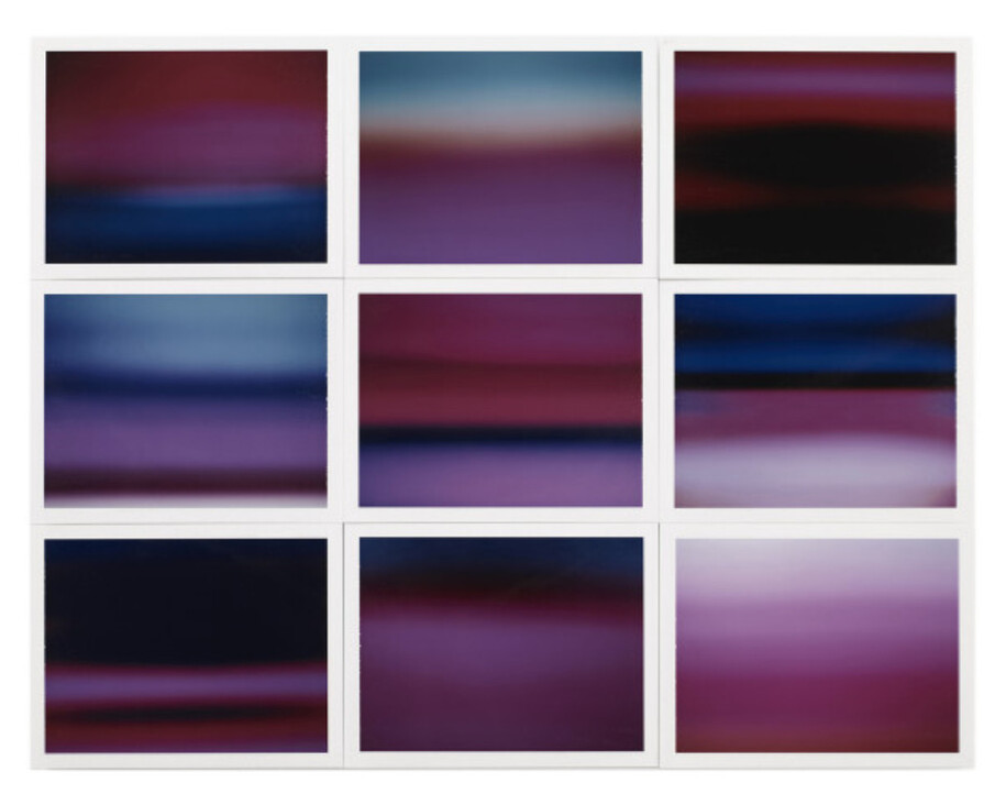 Thomas Paquet. Horizon, étude couleur #3. Courtesy Galerie Thierry Bigaignon.