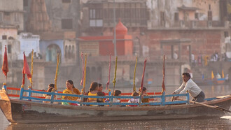 A boat in Mathura