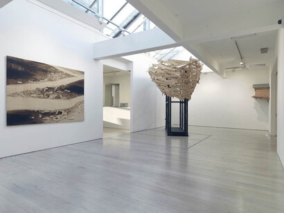 Tadashi Kawamata Destruction. Courtesy of Annely Juda Fine Art