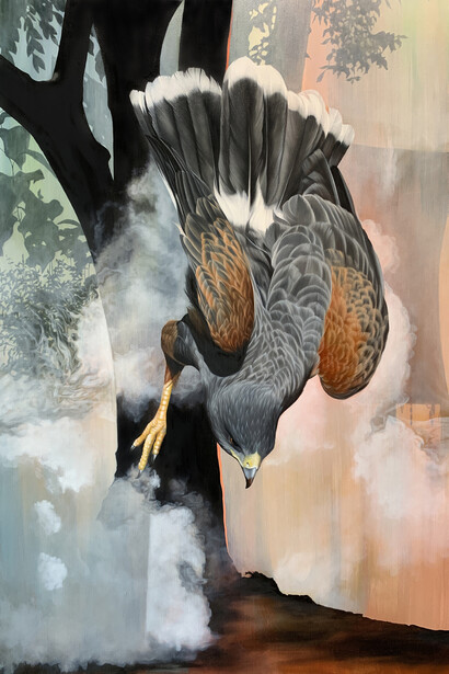 Josie Morway, The Fog of Intention. Courtesy of Corey Helford Gallery