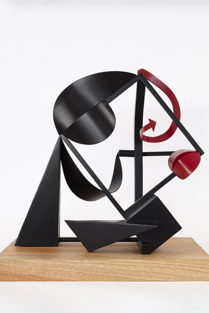 Manuel Felguérez, Escondida en tu olvido, 1989. Courtesy of Proyectos Monclova
