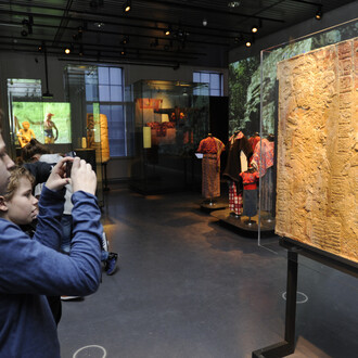 Central and South America, exhibition view. Courtesy of Wereldmuseum Leiden