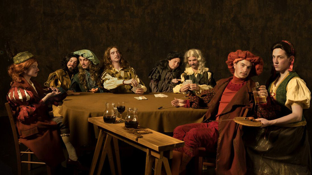 Interpretation of The card players I. Courtesy of National Gallery of Slovenia