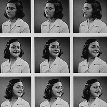 Otto Frank presso la Fondazione Casa di Anne Frank nel 1961