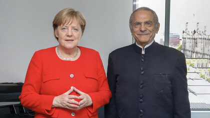 Angela Merkel and José Ramos-Horta