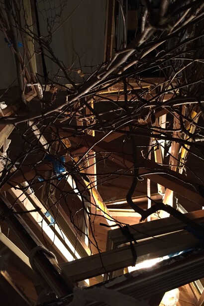 Shaqayeq Arabi, Study of an upturned ziggurat. Courtesy of the artist.