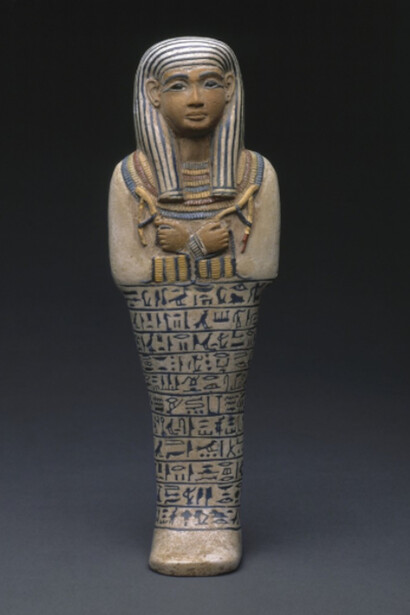 Unknown Artist, Shawabti of the Lady of the House Sati, ca. 1390. Courtesy of the Brooklyn Museum