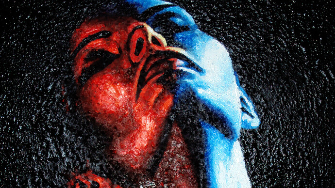Giacomo Sonaglia, Sensualità in rosso e blu