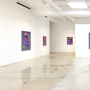 Jon Key, Lean on me, installation view. Courtesy of Steve Turner