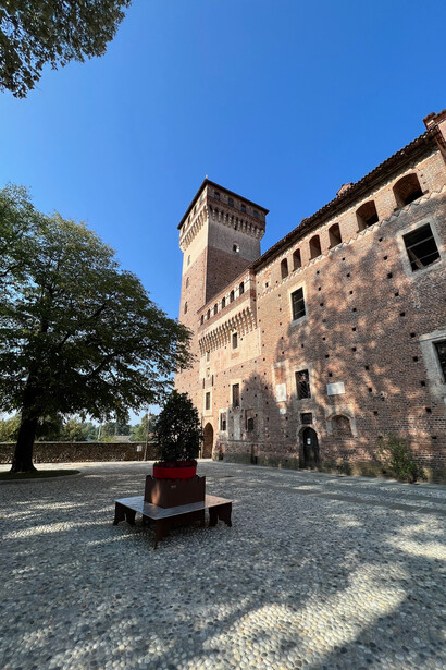 Veduta del castello di Rovasenda, Rovasenda (VC), Italia. Credito fotografico: Bianca Fartade