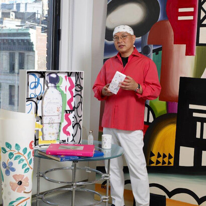 Kazumi Yoshida in his atelier