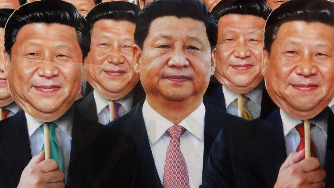 The Economist, 20 September 2014-Broken Series no.4, 2014-15, Acrylic on magazine cover, 26.5x20