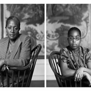 Dawoud Bey, The Birmingham Project:  Betty Salvage and Faith Speights, 2012, archival pigment prints mounted on dibond, edition of 6, 2 AP, two separate prints 40” x 32” each