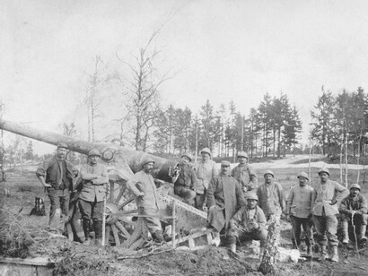 Soldados franceses en el frente de Verdun durante la Primera Guerra Mundial