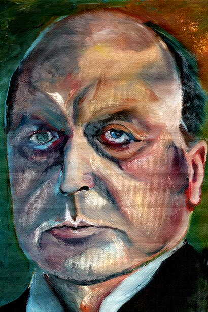 Caricatura de Henry James
