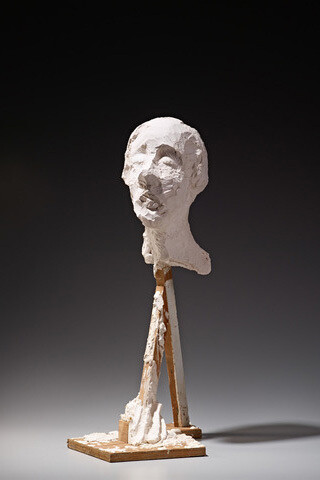 Artist: Manuel Neri, American, born 1930
Female Head No.1
ca. 1969, reworked 1972–74
Plaster, water-based pigment, graphite on wood base

71.12 x 33.02 x 43.18 cm (28 x 13 x 17 in.)
Gift of The Manuel Neri Trust
2017