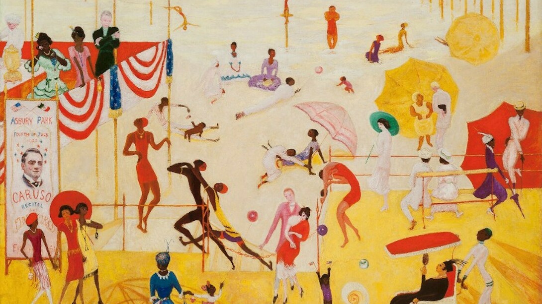 Florine Stettheimer, Painting Poetry, Exhibition view. Courtesy of Jewish Museum