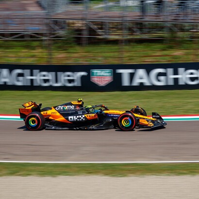 Norris durante la gara al Gran Premio di Imola, 2025