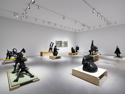 William Kentridge, A natural history of the studio, exhibition view. Courtesy of Hauser & Wirth Gallery