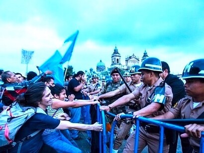Protestas en Guatemala