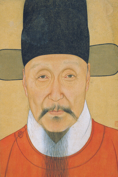 Portrait of He Bin, Portrait of He Bin from Portraits of Eminent Men of Zhejiang Province