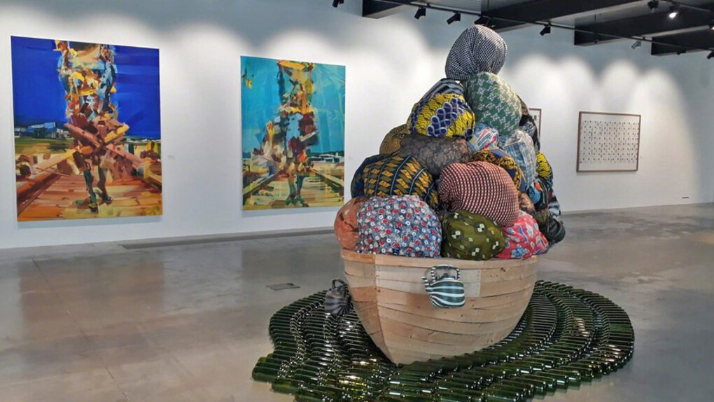 Barthélémy Toguo & Duncan Wylie. Courtesy of Hangar Art Center