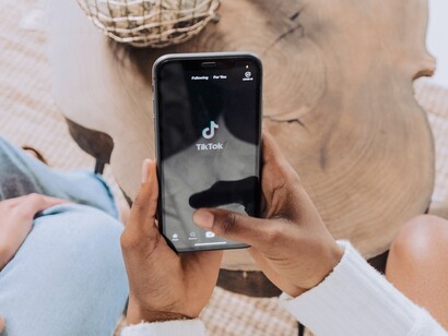 Rede social em aparelho celular