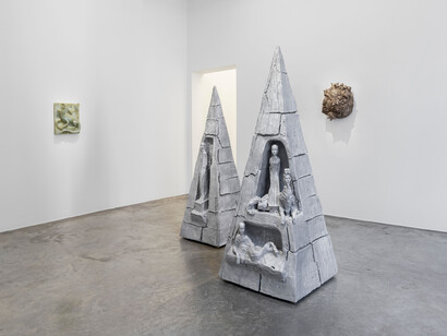 Jean-Marie Appriou, Exonaut horizon, vue d'exposition. Courtoisie de la Galerie Perrotin