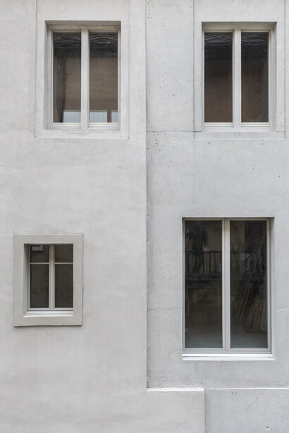GayMenzel architectes, Maisons Duc, Saint-Maurice VS, 2016 – 2018. Mit freundlicher genehmigung des S AM Schweizerischen Architekturmuseums
