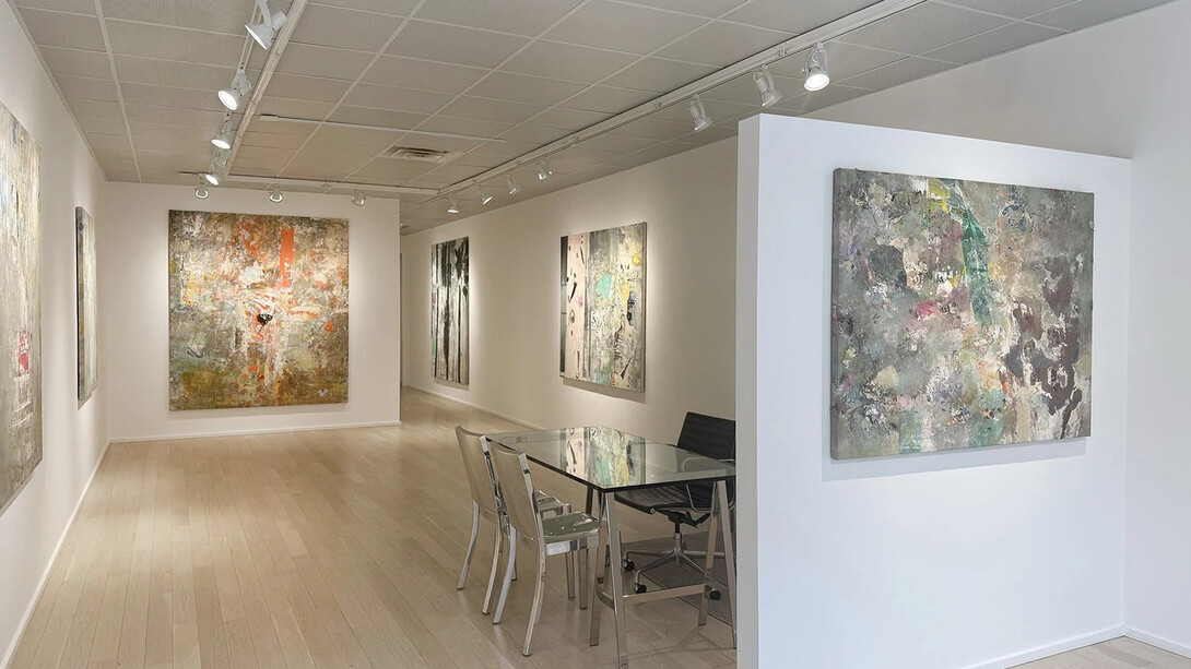 Leif Ritchey, Sky studio, exhibition view. Courtesy of David Klein Gallery