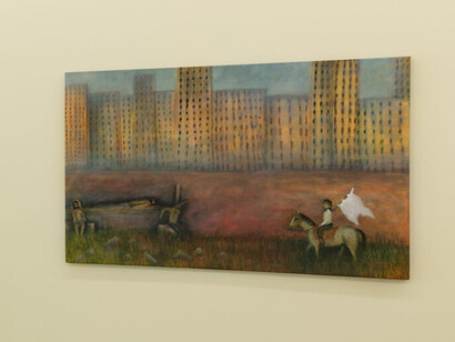 Santiago García Sáenz, Vida interior, vista de exhibición. Cortesía de Galería Hache