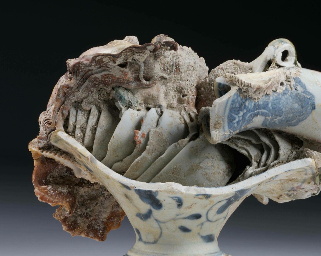 Sea sculpture (detail), unknown, around 1725, Vietnam. Museum no. FE.7-2007. © Victoria and Albert Museum, London