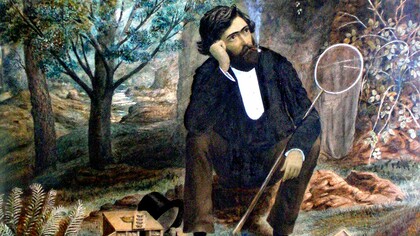 Retrato de David Dyson, John Angelo Wasse, circa 1857 (autorizada por el sobrino-bisnieto de Dyson para ser reproducida por John Calhoun en Calhoun, 2011. Ver Referencias.)