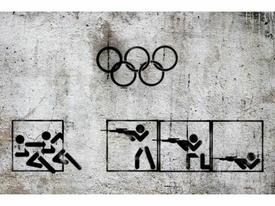 Tammam Azzam, Syrian Olympic, 2013, C-Print, Diasec Mounting, 133 x 200 cm, Edition of 8,
Courtesy the artist and Ayyam Gallery