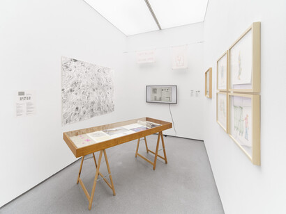 Drawing possibilities, vista de exhibición. Cortesía de 1 Mira Madrid