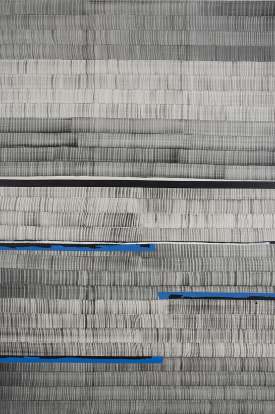 Juan Uslé, Soñé que revelabas (Aral), 2015, vinyl dispersion and dry pigment on canvas, 275 x 203 cm