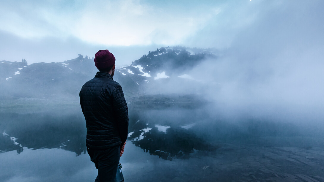 Un camino más allá de la premonición. Seven Lakes Basin, Port Angeles, EE.UU.