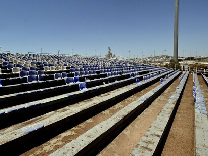 Atenas. Instalações olímpicas abandonadas