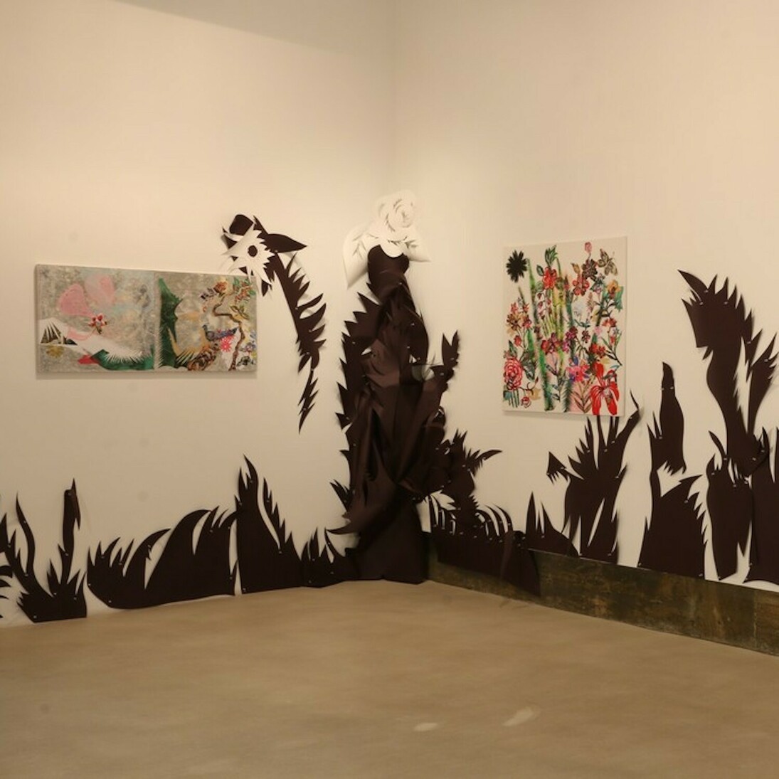In Perspective: Lin Yan, Song Xin and Cui Fei, Exhibition view. Courtesy of Chambers Fine Art
