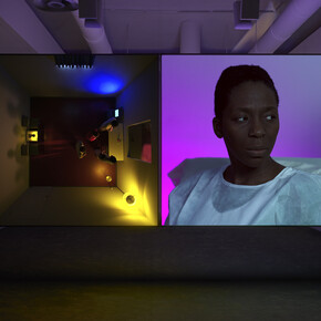 Stan	Douglas
Doppelgänger,	2019
Installed	at	the	58th	International	Art	Exhibition	La	Biennale	di	Venezia,	May	You	Live	In	
Interesting	Times,	2019
©	Stan	Douglas
Courtesy	the	artist,	Victoria	Miro,	and	David	Zwirner