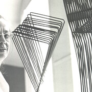 Porträt von Gego, Museo de Bellas Artes, Caracas, 1962. Mit freundlicher genehmigung des Zentrum Paul Klee