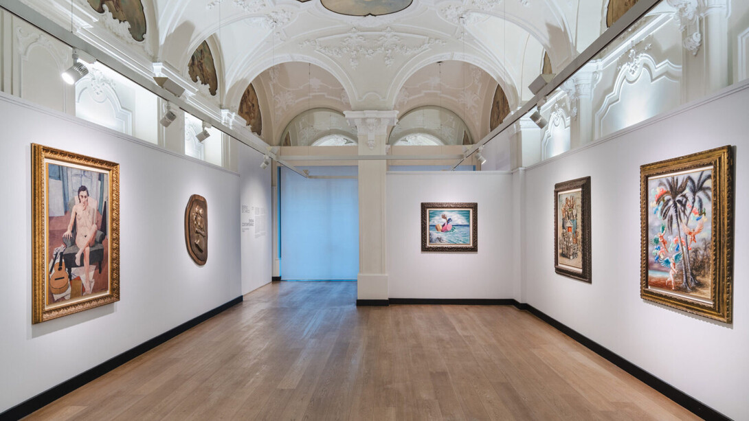 Giorgio de Chirico, The contemporary enigma, exhibition view. Courtesy of Mazzoleni