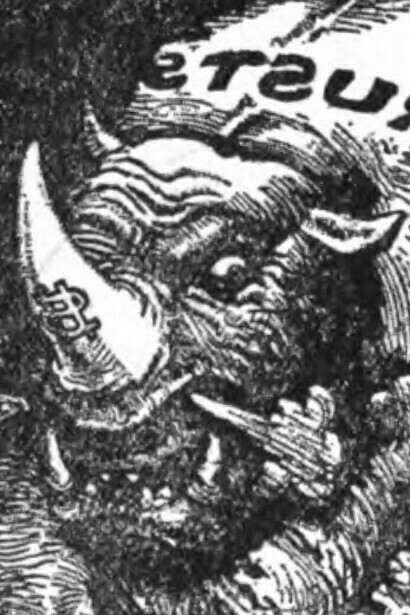 Caricature publiée dans le magazine Arena 40, 1908